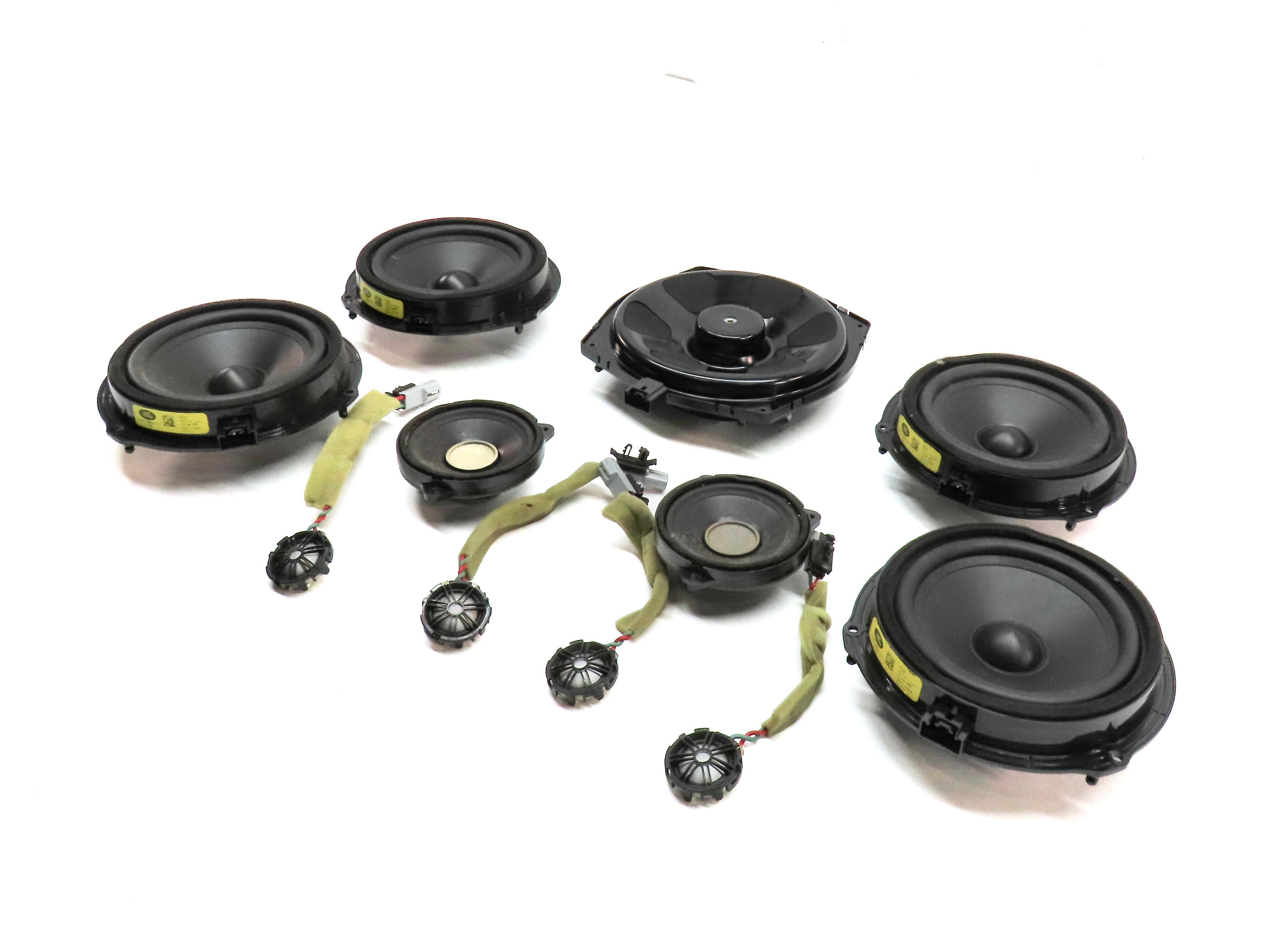 2015 RANGE ROVER EVOQUE (L538) RADIO STEREO AUDIO SOUND SYSTEM SPEAKER SET/11 — exact item pictured